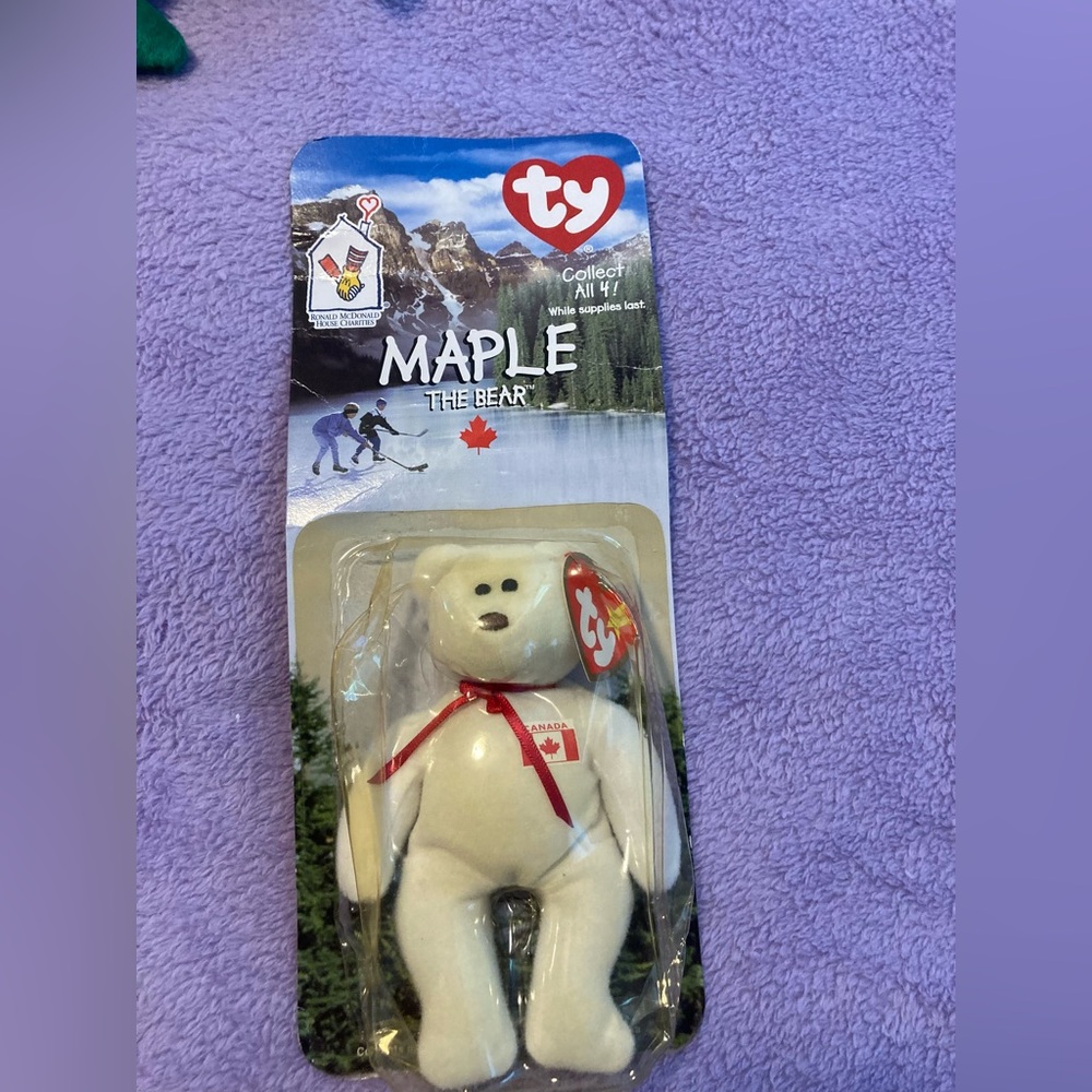 TY Maple the Bear BEANIE BABY IN PACKAGE